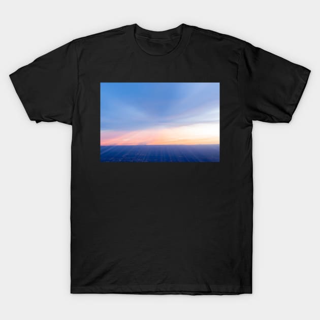 Amazing sky colors in abstract blur. T-Shirt by brians101